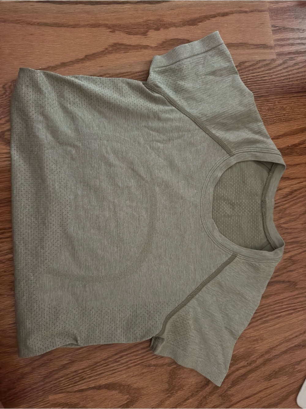lululemon athletica Olive Green Short Sleeve Tee